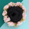 Light Pink Color Rose Flower Hair juda//Bun (HRP211LPNK)