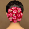 Rani Color Rose Flower Hair juda//Bun (HRP212RNI)