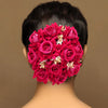 Rani Color Rose Flower Hair juda//Bun (HRP213RNI)