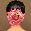 Rani Color Rose Flower Hair juda//Bun (HRP214RNI)