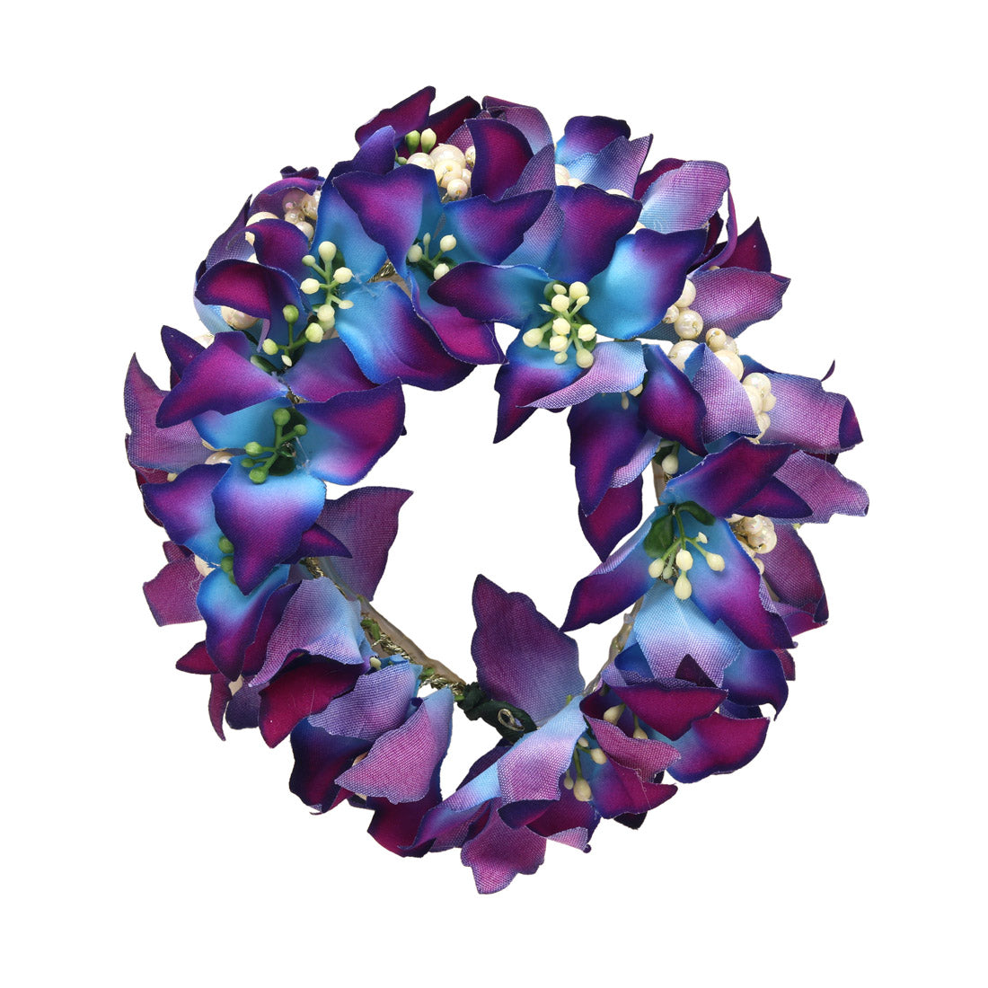 Purple Color Rose Flower Gajra For Women Hair Pin (HRP216PRP)