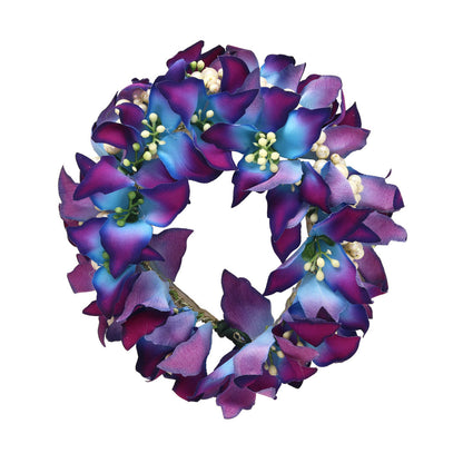 Purple Color Rose Flower Gajra For Women Hair Pin (HRP216PRP)