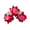 Rani Color Rose Flower Gajra For Women Hair Pin (HRP218RNI)