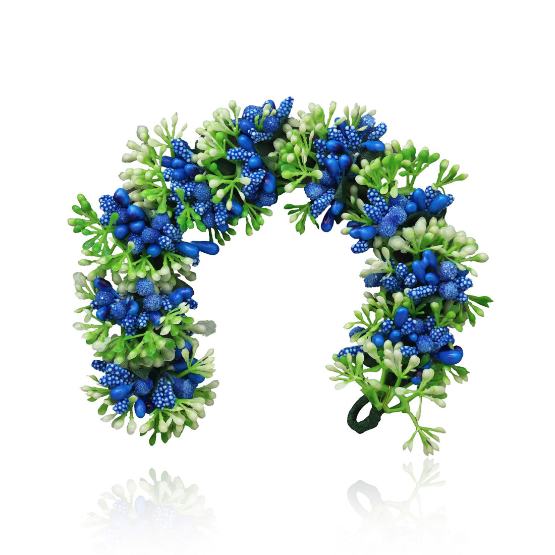 Blue Color Flower Gajra For Women Hair Pin (HRP221BLU)