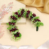 Maroon Color Flower Gajra For Women Hair Pin (HRP221MRN)