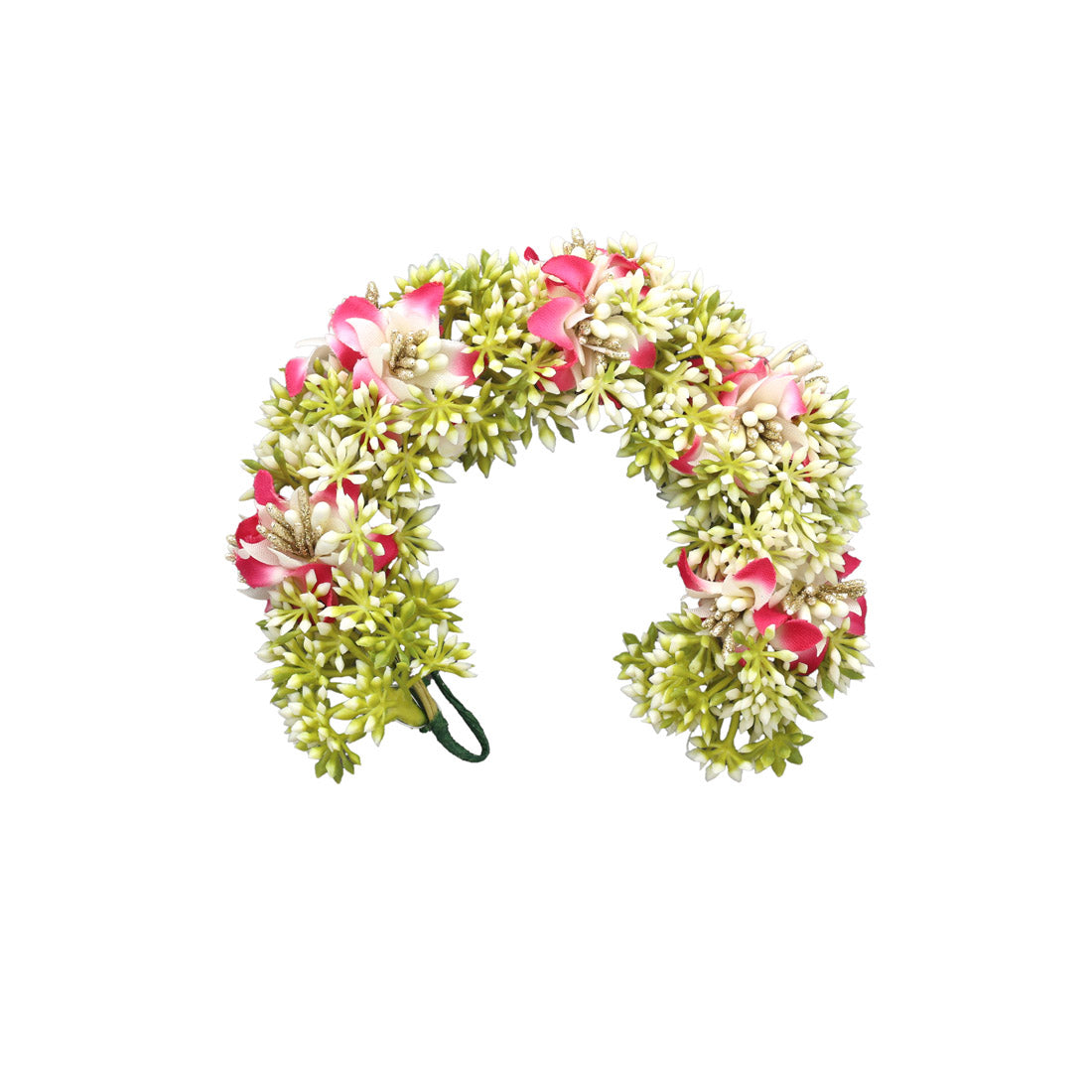 Pink Color Flower Gajra For Women Hair Pin (HRP222PNK)