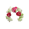 Rani Color Rose Flower Gajra For Women Hair Pin (HRP227RNI)