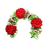 Red Color Rose Flower Gajra For Women Hair Pin (HRP228RED)