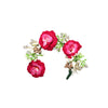 Dark Pink Color Rose Flower Gajra For Women Hair Pin (HRP229DPNK)