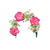 Pink Color Rose Flower Gajra For Women Hair Pin (HRP229PNK)