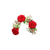 Red Color Rose Flower Gajra For Women Hair Pin (HRP229RED)