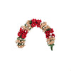 Maroon Color Flower Gajra For Women Hair Pin (HRP260MRN)