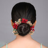 Maroon Color Flower Gajra For Women Hair Pin (HRP260MRN)