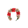 Red Color Flower Gajra For Women Hair Pin (HRP260RED)