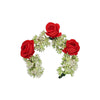 Red Color Flower Gajra For Women Hair Pin (HRP263RED)