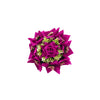 Purple Color Rose Flower Hair juda//Bun (HRP264PRP)