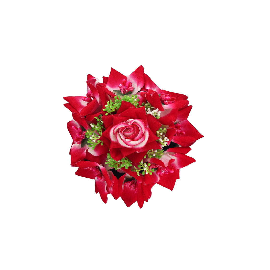 Rani Color Rose Flower Hair juda//Bun (HRP268RNI)