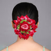 Rani Color Rose Flower Hair juda//Bun (HRP268RNI)