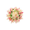 Peach Color Rose Flower Hair juda//Bun (HRP270PCH)