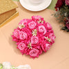 Pink Color Rose Flower Hair juda//Bun (HRP274PNK)