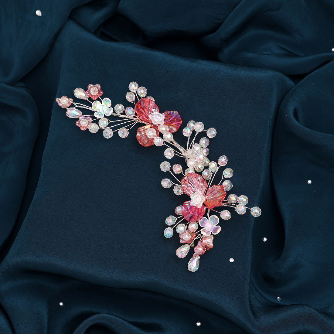 Assorted Color 3 Pieces Of Hair Brooch (HRPCMB267)