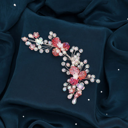 Assorted Color 3 Pieces Of Hair Brooch (HRPCMB267)