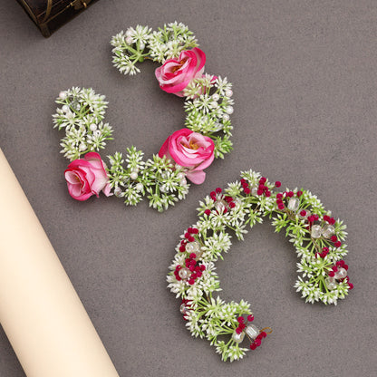 Multi Color Assorted Design 2 Pieces Of Hair Brooch (HRPCMB270)