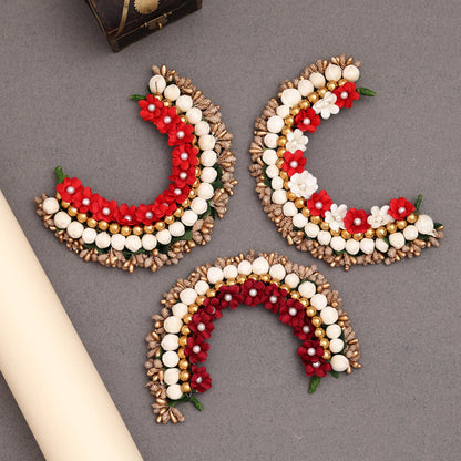 Multi Color 3 Pieces Of Hair Brooch (HRPCMB271)