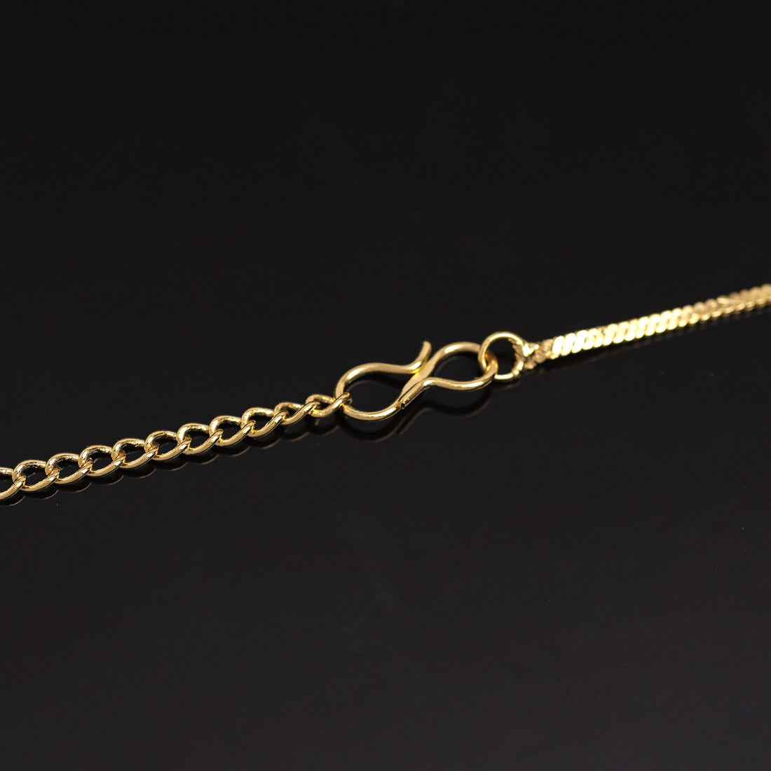 10 Pieces Gold Color Necklace Chain (JRM130GLD)