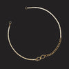 10 Pieces Gold Color Necklace Chain (JRM130GLD)