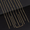 10 Pieces Gold Color Necklace Chain (JRM130GLD)