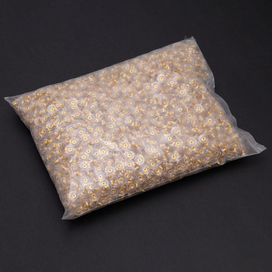 Gold Color Jewellery Raw Material (Aprox Earrings Push Back 1800 Pairs)