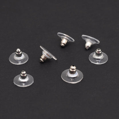 Silver Jewellery Raw Material (Earrings Push Back 50 Pairs)