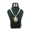 White Color Traditional Necklace Set (KBSN1196WHT)