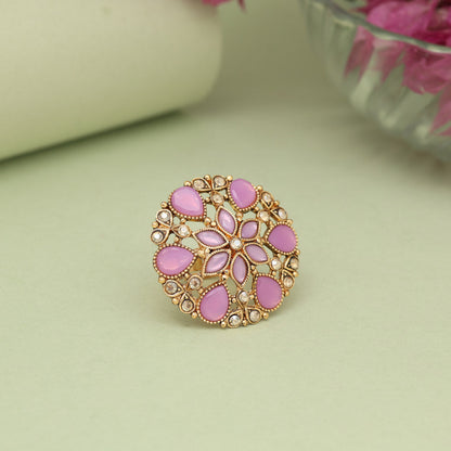 Multi Color Combo of 12 Pieces Of Finger Rings (KBSRCMB228)