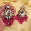 Rani Color Kundan Earrings (KDE1002RNI)