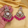 Rani Color Kundan Earrings (KDE1005RNI)