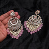 Pink Color Kundan Earrings (KDE1006PNK)