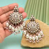 Pink Color Kundan Earrings (KDE1007PNK)