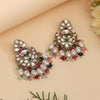 Multi Color Kundan Earrings (KDE1008MLT)