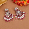 Rani Color Kundan Earrings (KDE1010RNI)