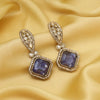 Purple Color Kundan Earrings (KDE1014PRP)