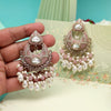 Light Pink Color Pakistani Kundan Earrings (KDE1017LPNK)