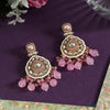 Light Pink Color Kundan Earrings (KDE1018LPNK)