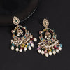 Multi Color Kundan Earrings (KDE1020MLT)