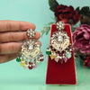 Multi Color Meena Work Kundan Earrings (KDE1027MLT)