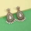 Light Purple Color Kundan Earrings (KDE1033LPRP)