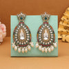 Multi Color Kundan Earrings (KDE1033MLT)