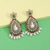 Multi Color Kundan Earrings (KDE1033MLT)