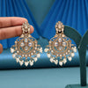 Gold Color Kundan Earrings